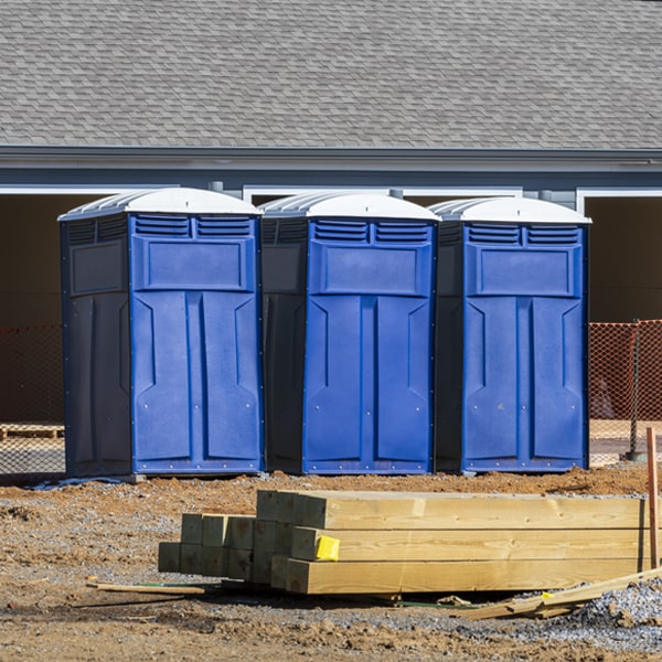 how can i report damages or issues with the porta potties during my rental period in Clinton Utah